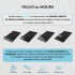 Piatto doccia 80x150 in resina nero effetto pietra riducibile Agorà