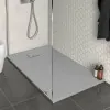 Piatto doccia 70x140 in resina grigio effetto pietra riducibile Agorà