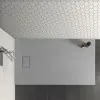 Piatto doccia 70x140 in resina grigio effetto pietra riducibile Agorà
