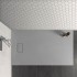 Piatto doccia 80x90 in resina grigio effetto pietra riducibile Agorà