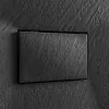 Piatto doccia 80x170 in resina nero effetto pietra riducibile Agorà