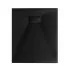 Piatto doccia 80x170 in resina nero effetto pietra riducibile Agorà