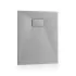 Piatto doccia 80x90 in resina grigio effetto pietra riducibile Agorà