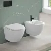 Sanitari sospesi Rimless scarico a vortice e copriwc soft-close Tao