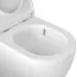 Wc filomuro Rimless con scarico a vortice e copriwc soft-close Tao
