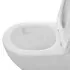 Wc sospeso Rimless con scarico a vortice e copriwc soft-close Tao
