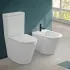 Sanitari filomuro monoblocco senza brida con scarico universale Klan