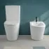 Sanitari filomuro monoblocco senza brida con scarico universale Klan