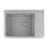 Pilozzo sospeso 50x35 in resina grigio pietra con ripiano dappoggio