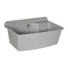 Pilozzo sospeso 61x44 in resina grigio pietra con ripiano dappoggio