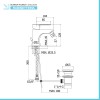 Set rubinetti lavabo bidet e doccia Paffoni Blu in ottone cromato
