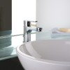 Set rubinetti lavabo bidet e doccia Paffoni Blu in ottone cromato