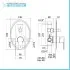 Set doccia con miscelatore Paffoni Blu Soffione 25 e kit doccetta