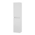 Colonna bagno sospesa 125 rovere bianco con ante reversibili Nadia