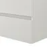 Mobile bagno sospeso 70 rovere bianco completo con 2 cassetti Nadia