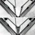 Kit guarnizioni magnetiche nero opaco 200 cm per box doccia 5-6 mm