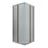 Kit guarnizioni magnetiche nero opaco 200 cm per box doccia 5-6 mm