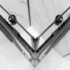 Kit guarnizioni magnetiche nero opaco 200 cm per box doccia 5-6 mm