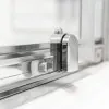 Set 2 ruote inferiori universali in ABS per box doccia scorrevole 