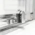 Set 2 ruote inferiori universali in ABS per box doccia scorrevole 