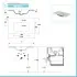 Mobile bagno sospeso 80 cm in legno bianco con lavabo e specchio Oasi