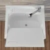 Mobile lavatoio 60x45 da esterno con vasca in resina e asse lavapanni