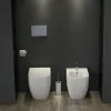 Wc filomuro Rak serie Caroline in ceramica con scarico universale