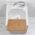 Asse di lavaggio per lavatoio in resina da 45 cm in legno di bamboo