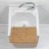 Asse di lavaggio per lavatoio in resina da 45 cm in legno di bamboo