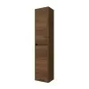 Colonna bagno sospesa 140 cm noce maya ripiani regolabili Gaya