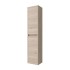 Colonna bagno sospesa 140 cm rovere bali ripiani regolabili Gaya
