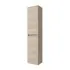 Colonna bagno sospesa 140 cm rovere bali ripiani regolabili Gaya