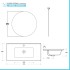 Mobile bagno sospeso 90 cm bianco lucido con specchio e lavabo Gaya