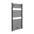 Termoarredo scaldasalviette 500x1230 nero opaco con interasse 45 cm