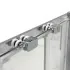 Box doccia angolare 80x140 cm scorrevole in cristallo trasparente Ted