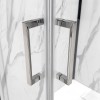 Box doccia 70x90x70 cm con doppio scorrevole trasparente H 200 cm Ted
