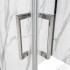 Box doccia 70x90x70 cm con doppio scorrevole trasparente H 200 cm Ted