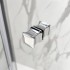 Box doccia 70x70x70 cm porta a soffietto trasparente H 200 cm Ted
