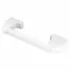 Portasciugamani Bagno In Plastica Bianco 30 Cm Doppio Fissaggio