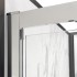 Box doccia 80x70x80 cm con porta a battente trasparente H 200 cm Ted