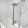 Box doccia 70x90x70 cm con porta a battente serigrafata H 200 cm Ted