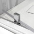 Box doccia 80x80x80 cm con porta a battente serigrafata H 200 cm Ted