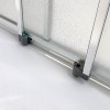 Box doccia 80x170 cm con porta scorrevole e vetro opaco H 200 cm Ted