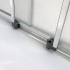 Box doccia 70x170 cm con porta scorrevole e vetro opaco H 200 cm Ted