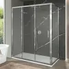 Box doccia 80x170 cm con porta scorrevole trasparente H 200 cm Ted