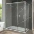 Box doccia 70x170 cm con porta scorrevole trasparente H 200 cm Ted