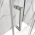 Box doccia 70x170 cm con porta scorrevole trasparente H 200 cm Ted