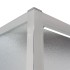 Box doccia 80x170 cm con porta scorrevole e vetro opaco H 200 cm Ted