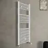 Termoarredo bagno scaldasalviette bianco L 50x120 interasse 45 cm