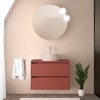 Applique LED per specchio a filo con luce naturale in ABS cromato